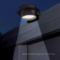 Outdoor Solar Powered 3 LED White/Warm White Light Wall Lamp for Fence Gutter Garden Yard Roof